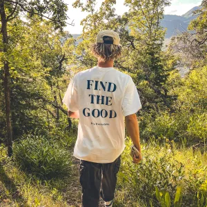 3 Simple Words Embroidered Tee - White