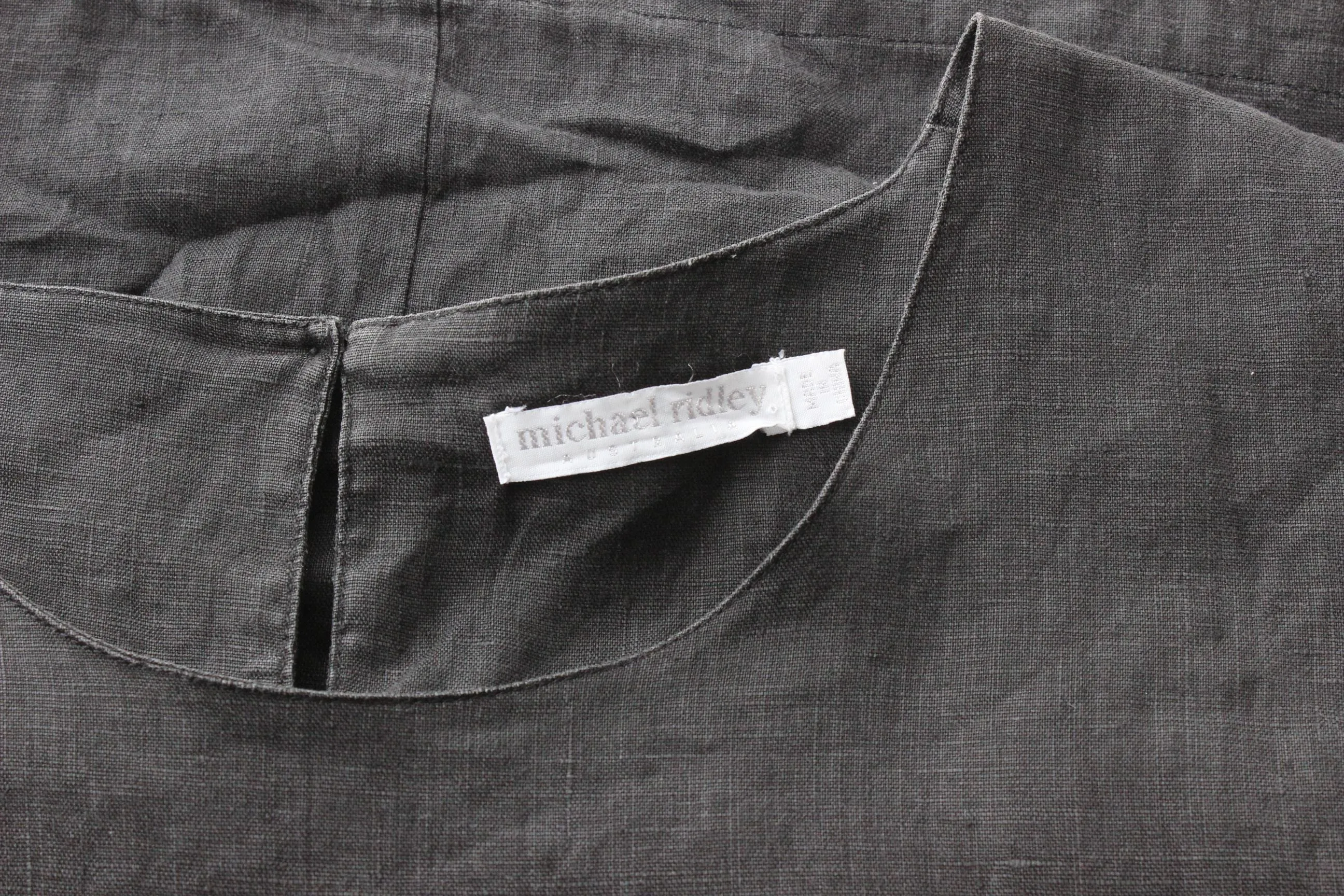 90s Pure Linen Soft, Relaxed Tank Top