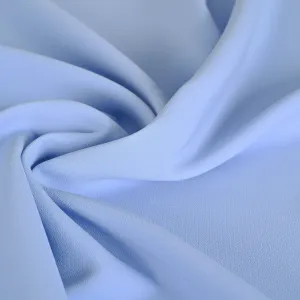 Baby Blue Crepe Fabric 1982