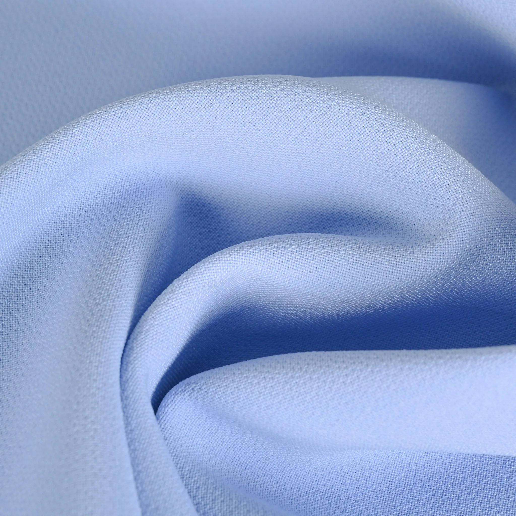 Baby Blue Crepe Fabric 1982