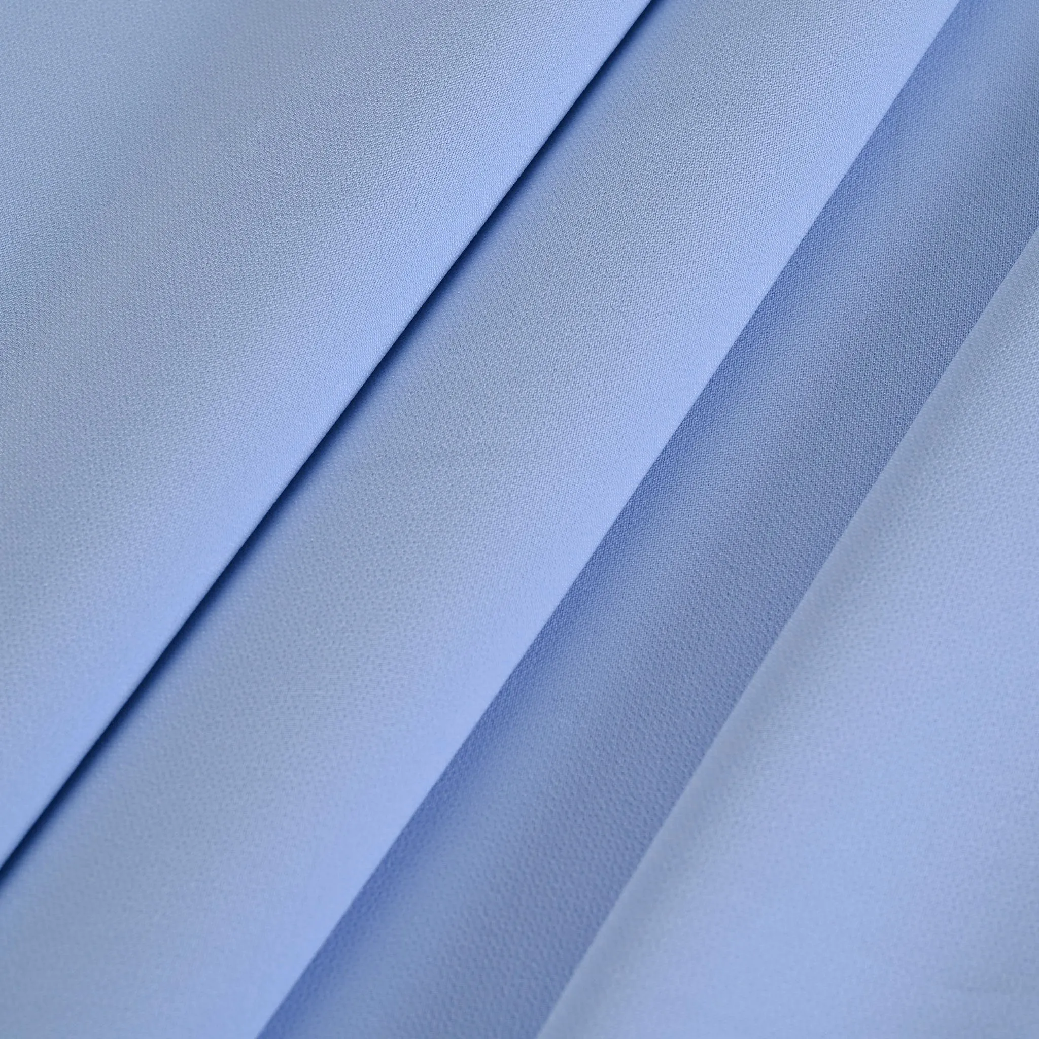Baby Blue Crepe Fabric 1982