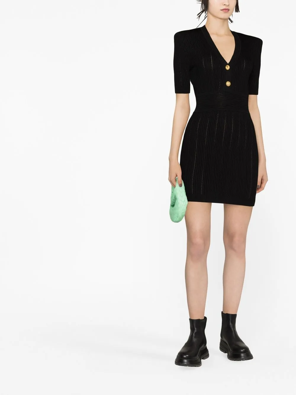 Balmain Dresses Black