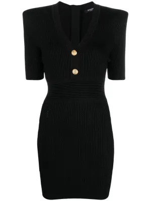 Balmain Dresses Black