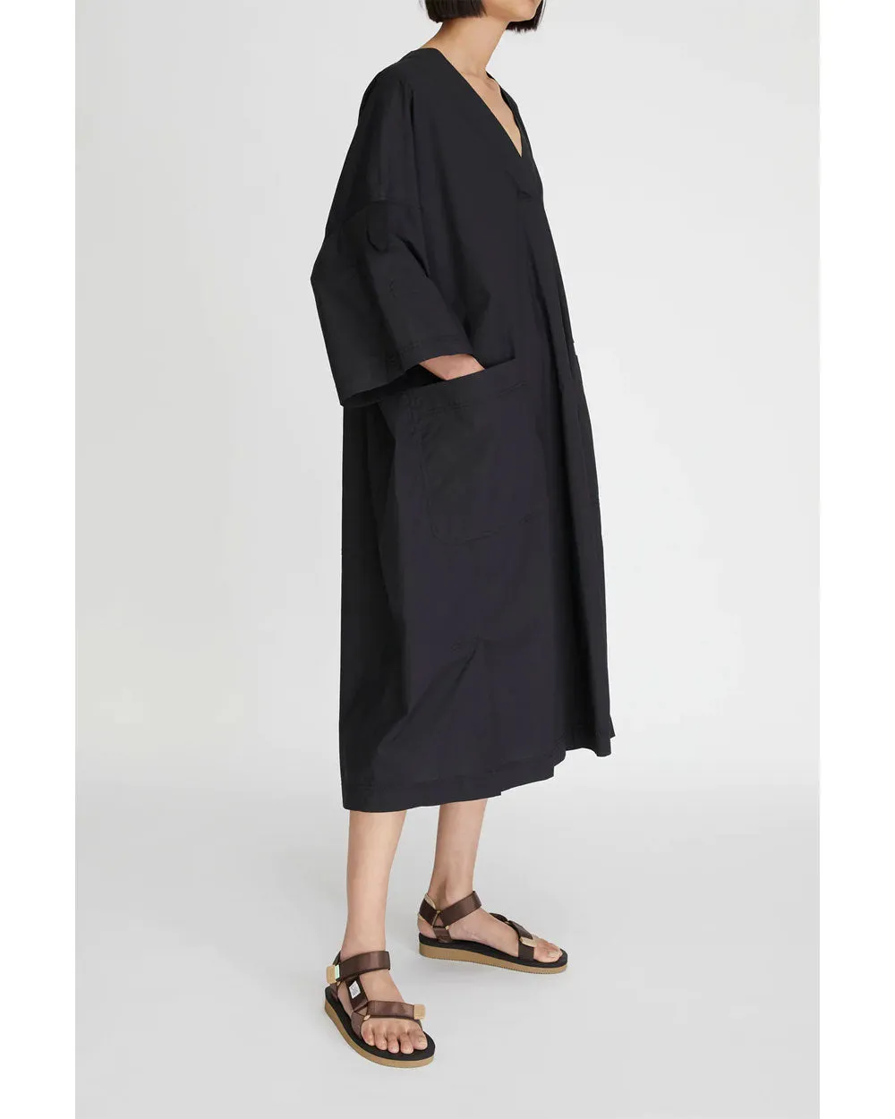 Black Oversized Tee Dress