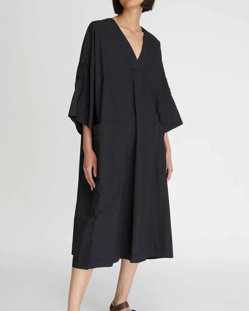 Black Oversized Tee Dress