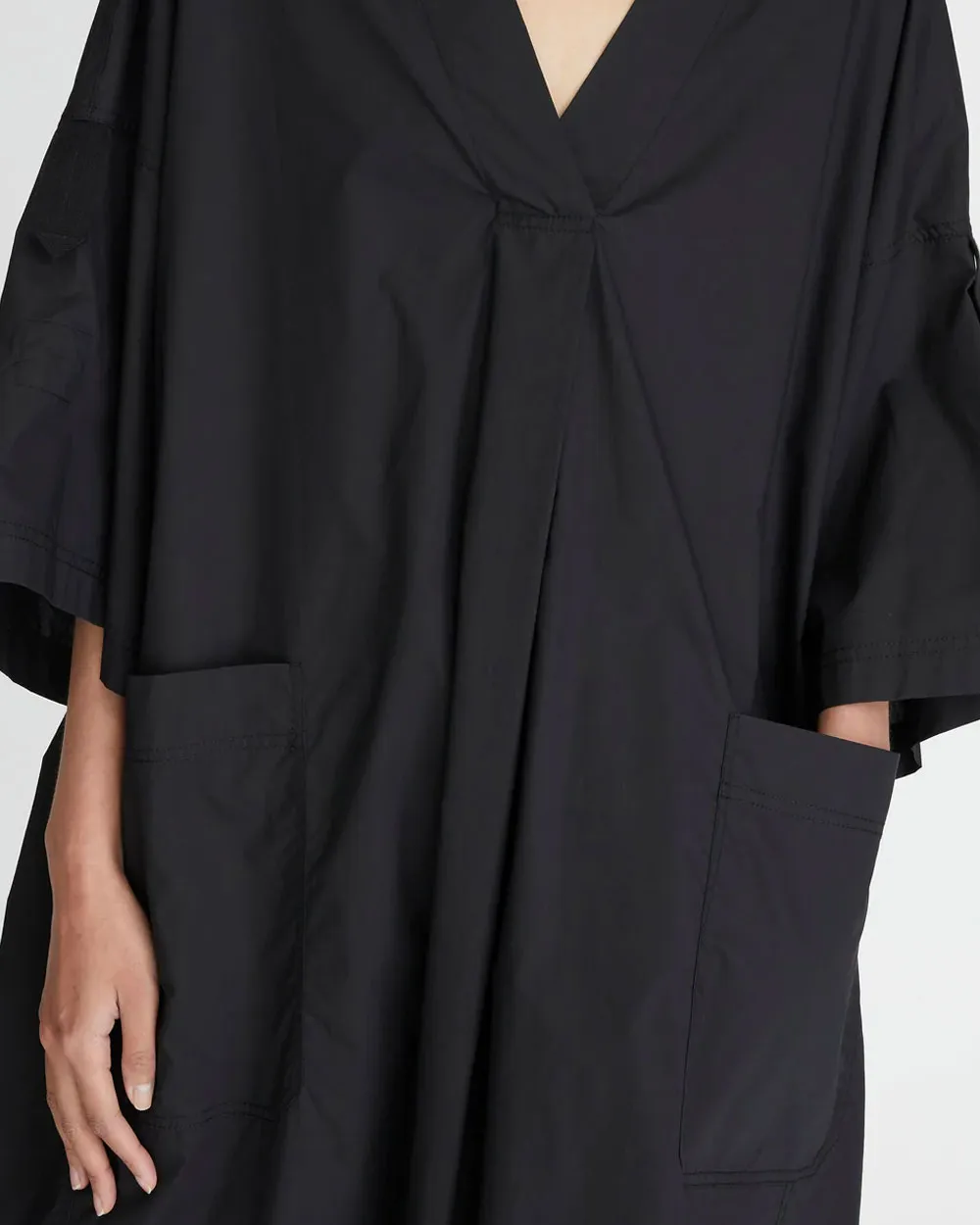 Black Oversized Tee Dress