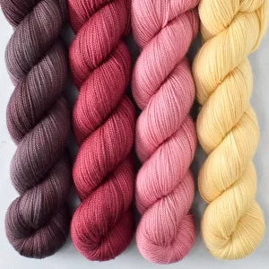 Black Salt, Embellish, Smooch, Wheaten - Yummy 2-Ply Quartet