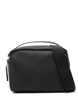 Box logo-debossed tote bag