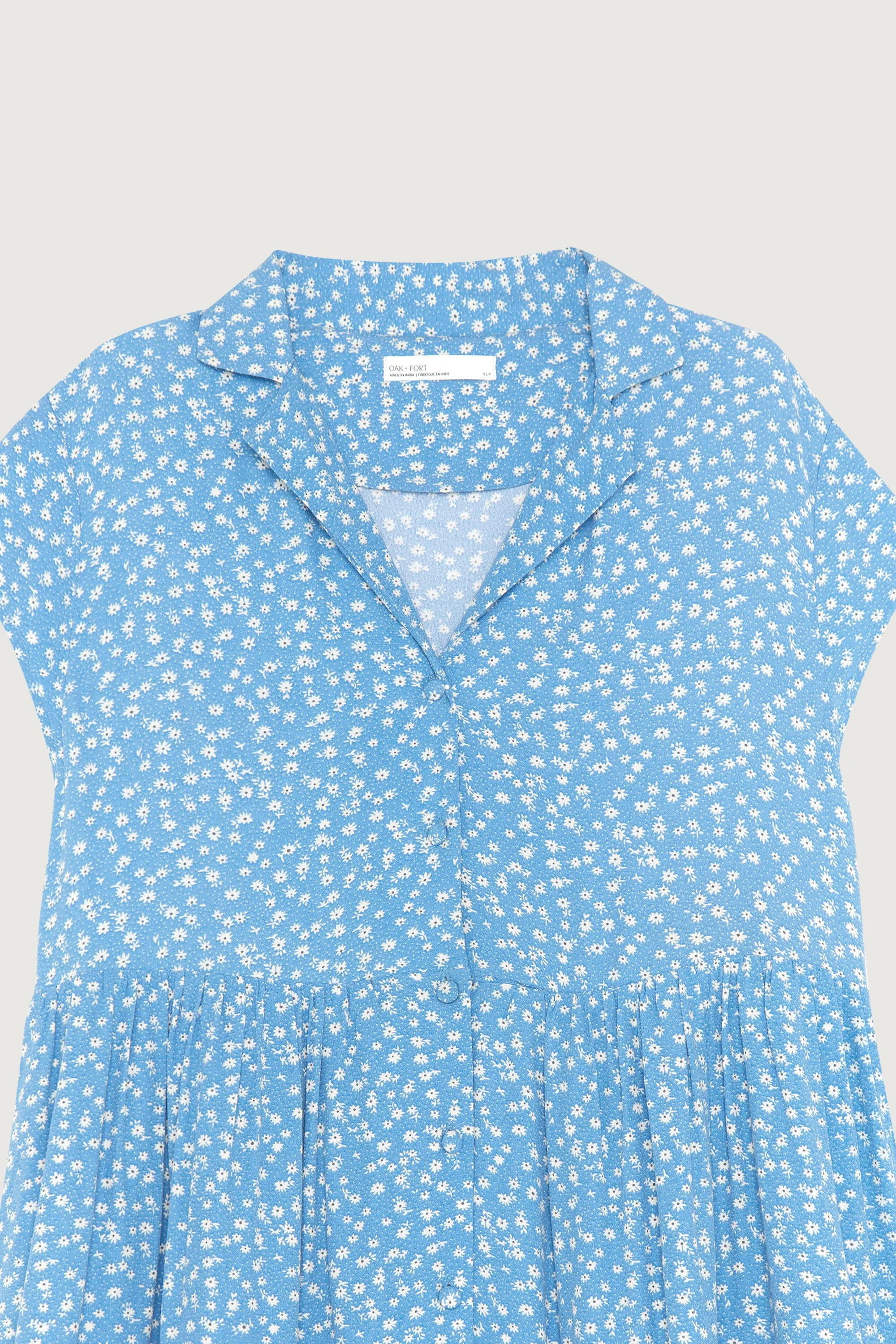 BUTTON UP MINI DRESS
