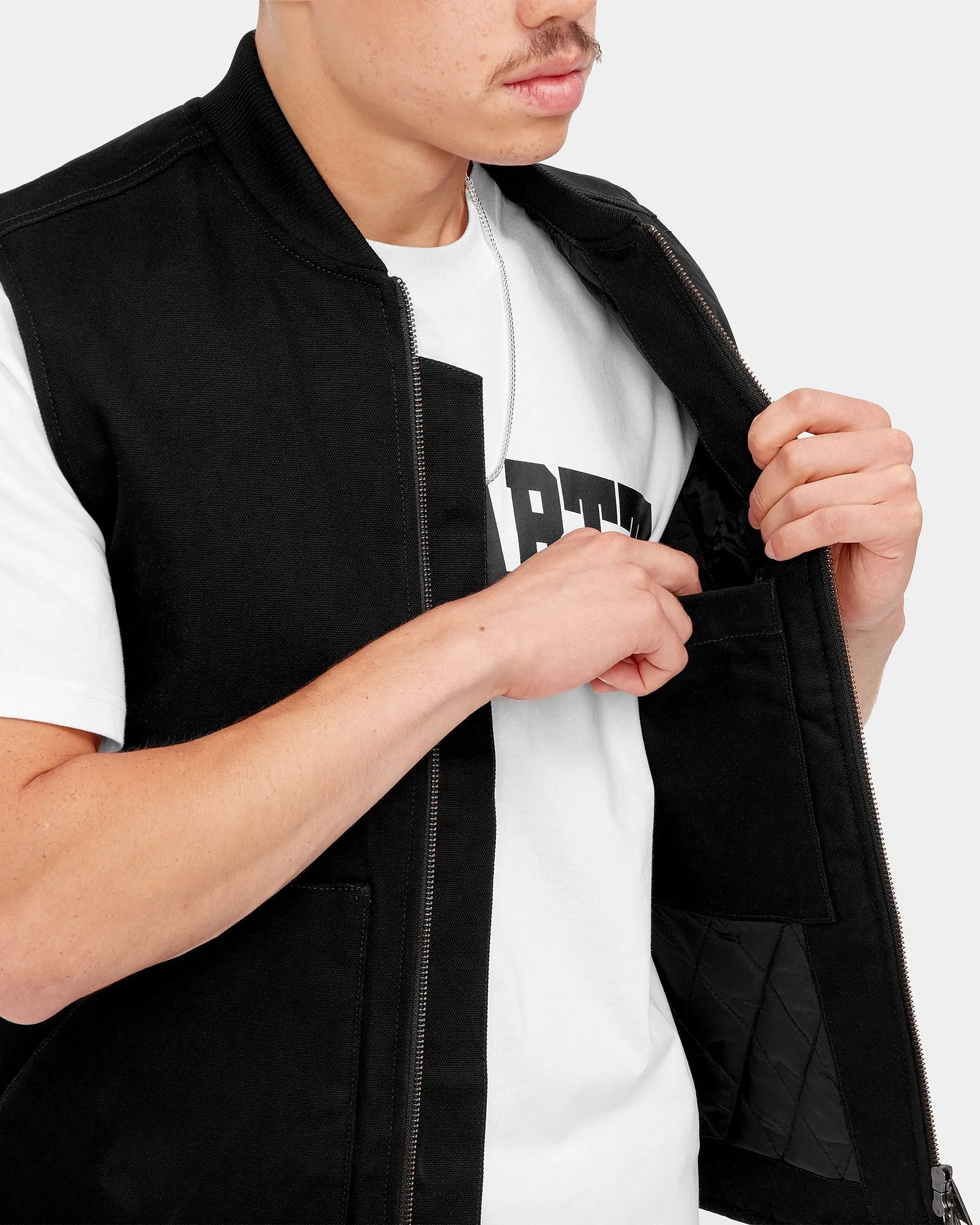 Carhartt WIP Classic Vest - Black Rigid