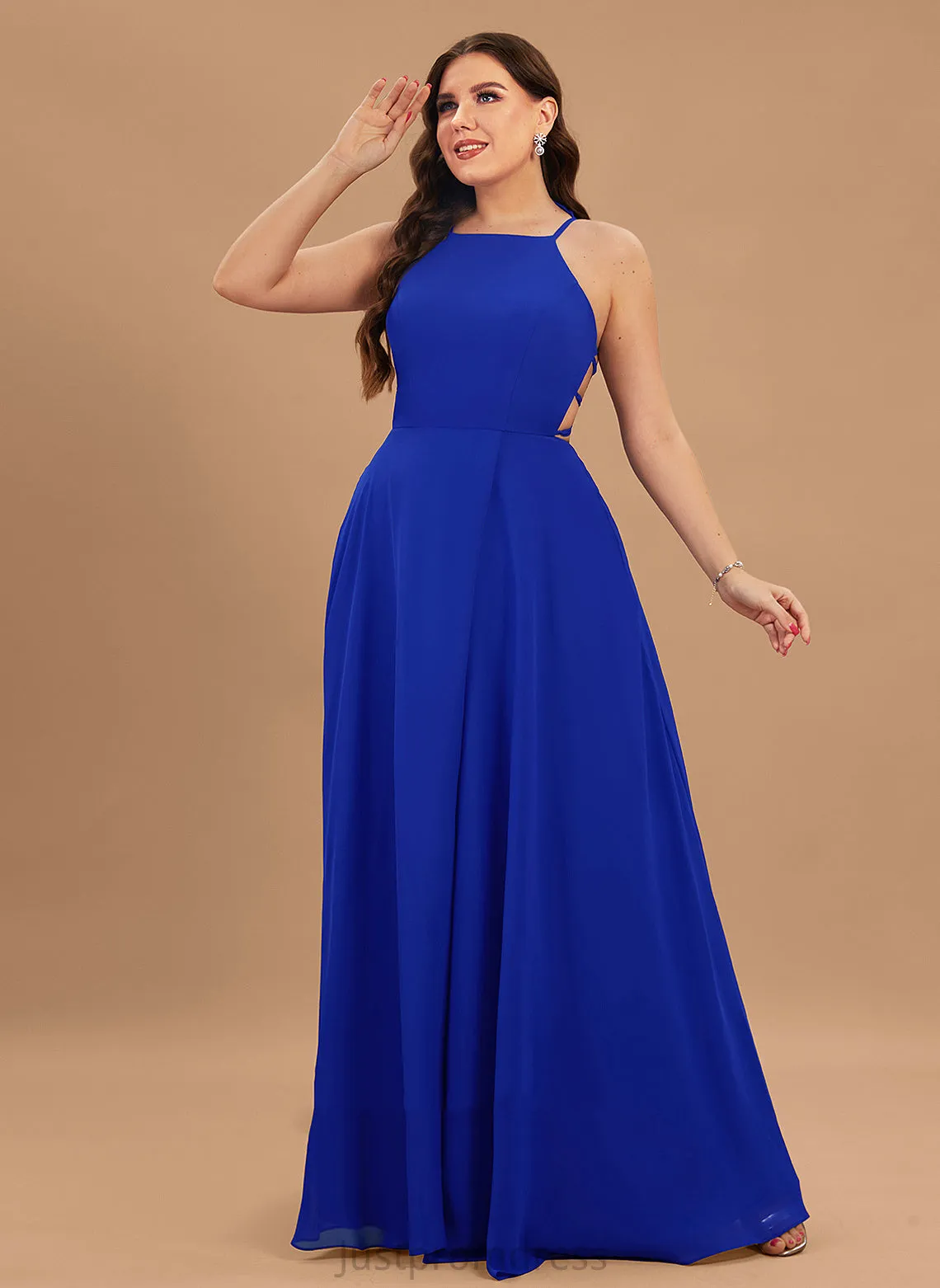 Chiffon Dresses Neck Round Formal Dresses Chanel A-line