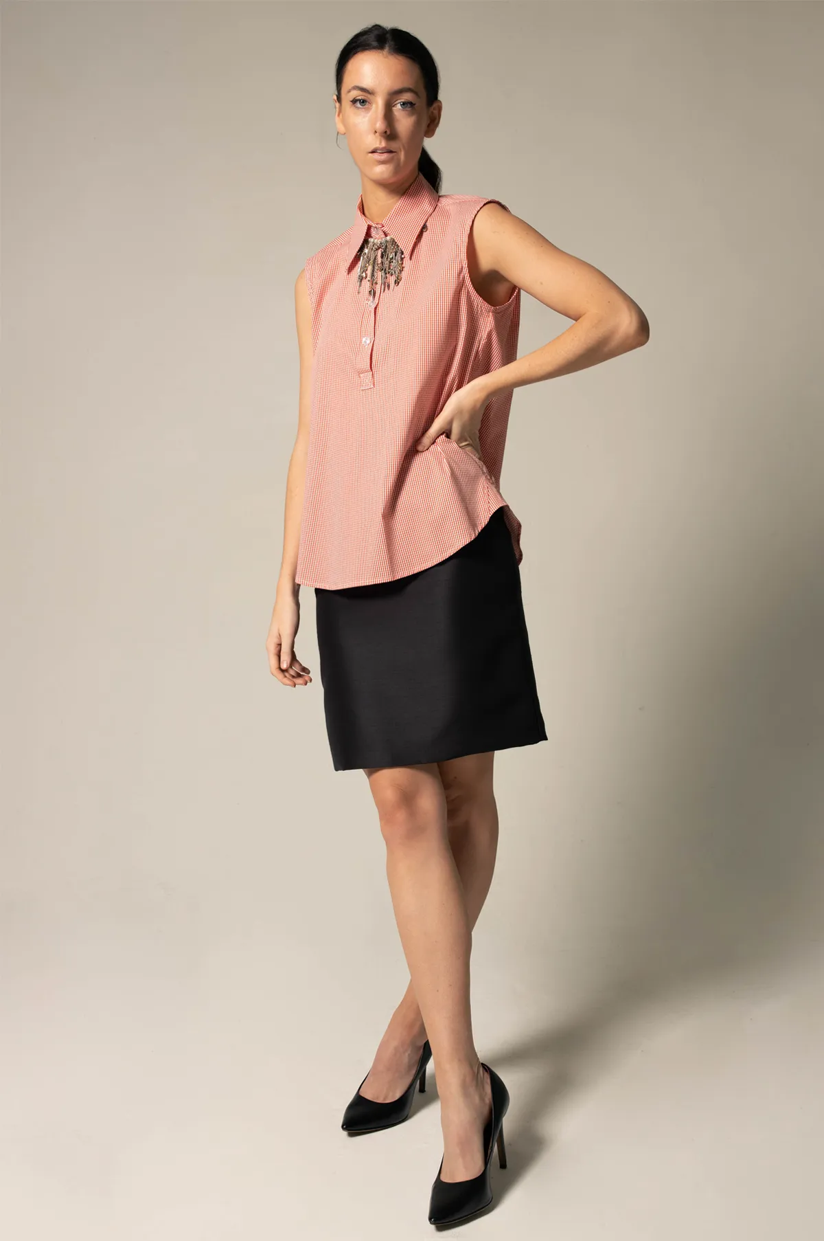 Easygoing Straight Skirts in Black