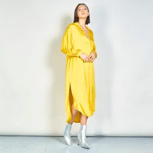 Elegant midi button-down shirt dress wholesale