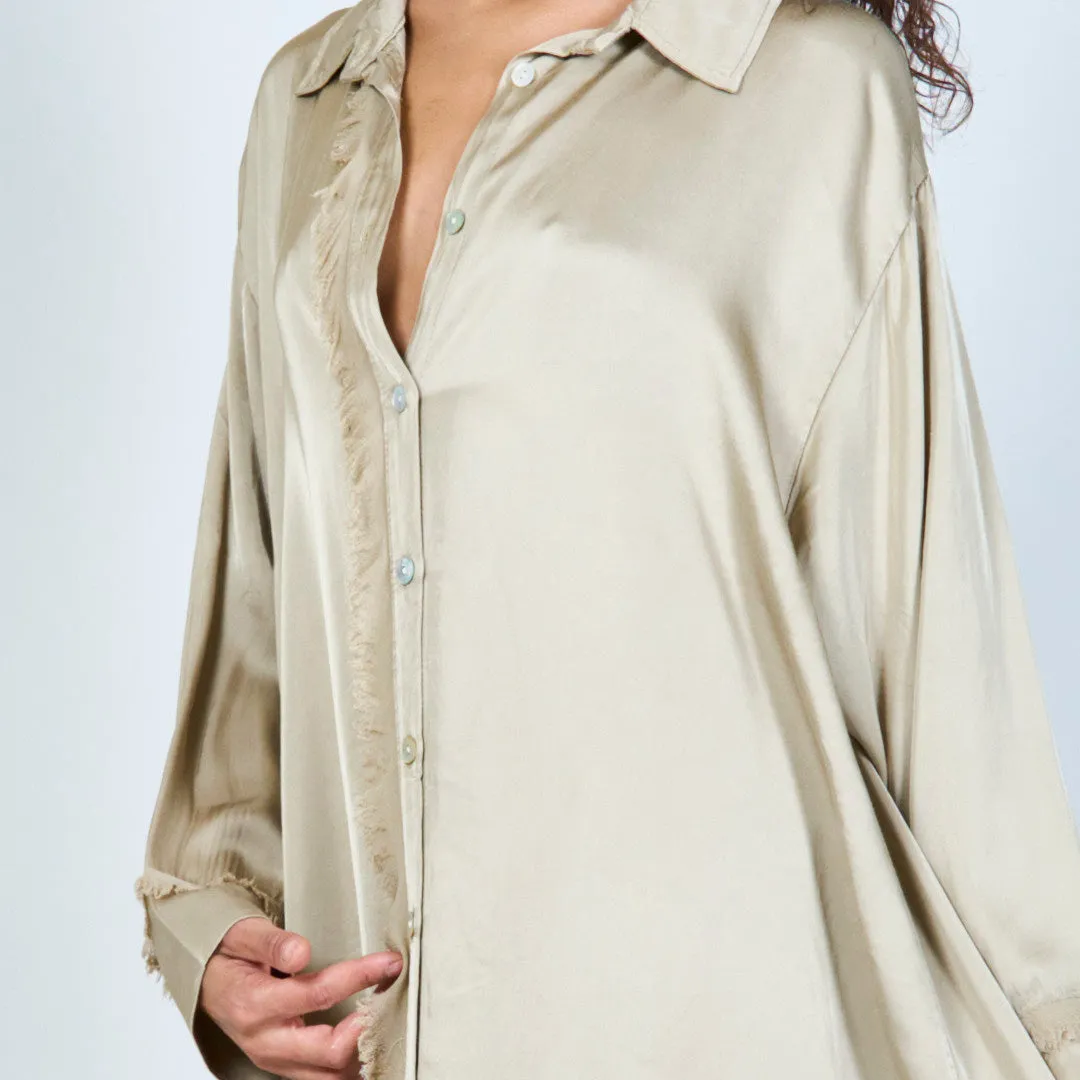 Elegant midi button-down shirt dress wholesale