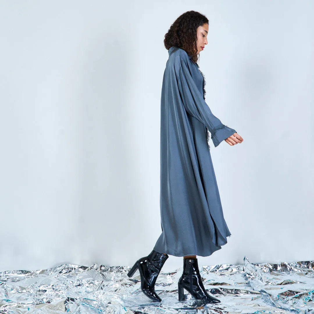 Elegant midi button-down shirt dress wholesale