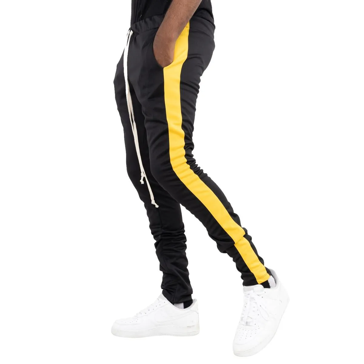 EPTM Black Track Pants w/Yellow Stripe (EP7908)