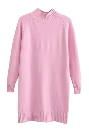 'Evelyn' Long Sleeves Knitted Sweater (3 Colors)