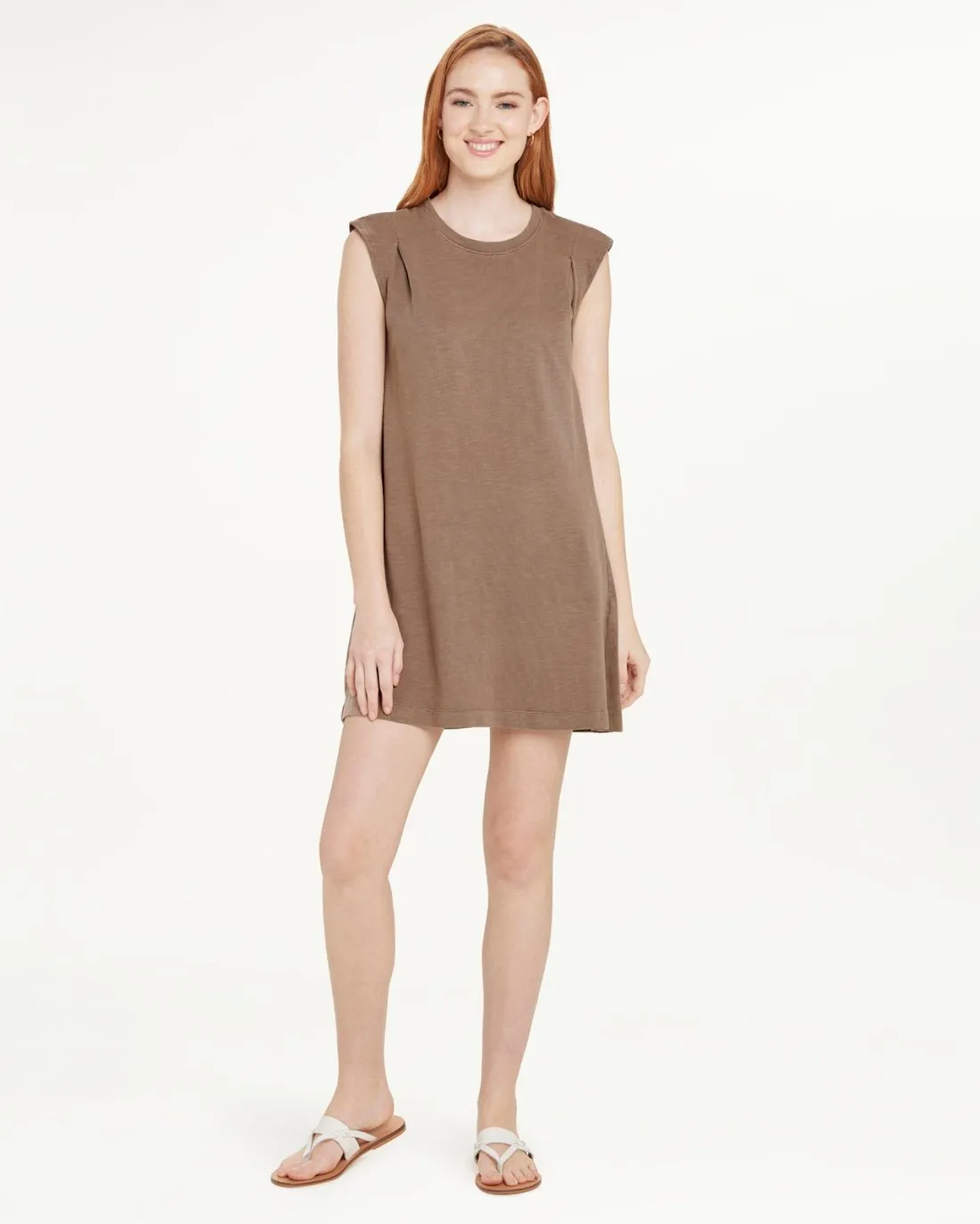 Evie Slub Jersey Dress