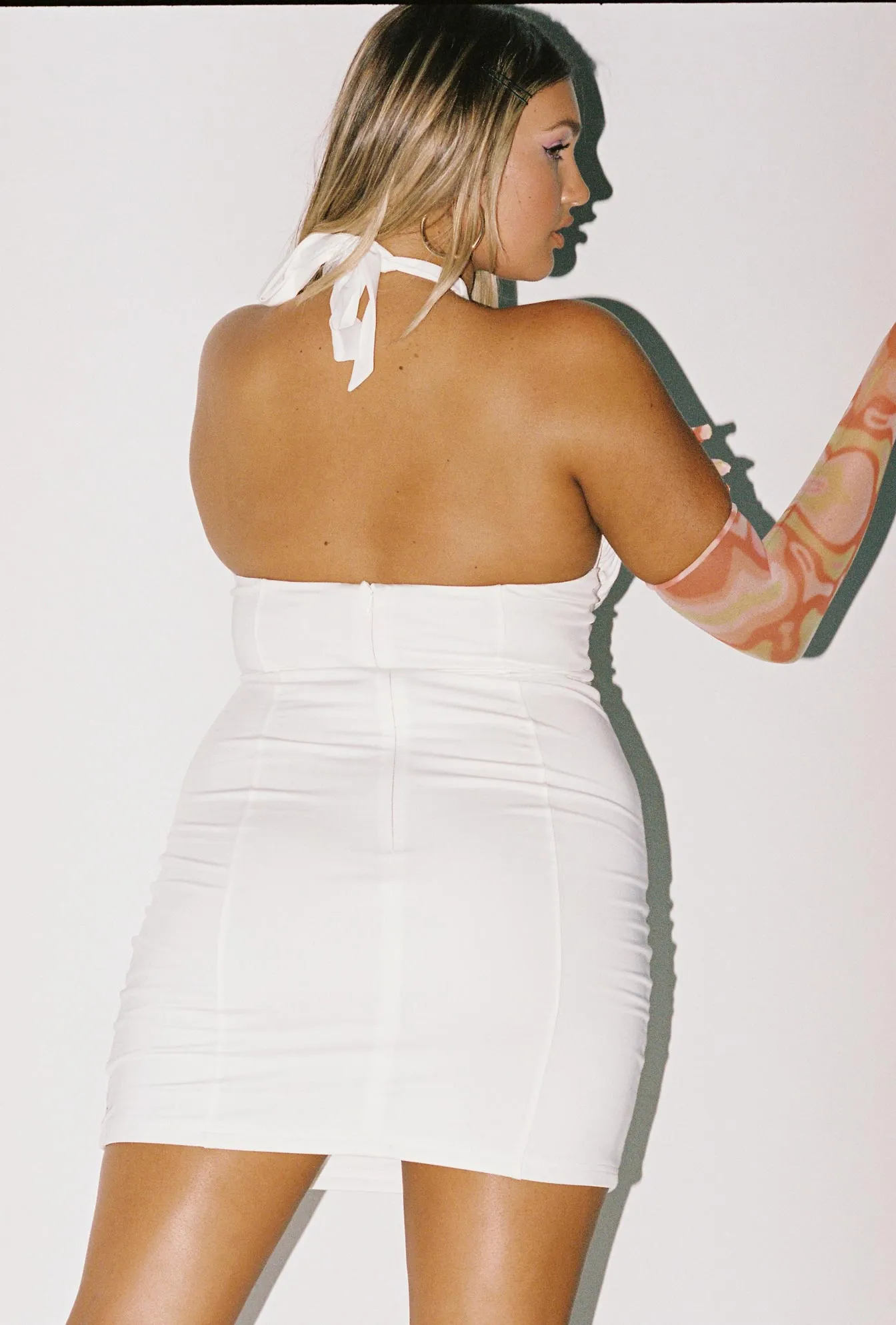 Feel Good Mini Dress White