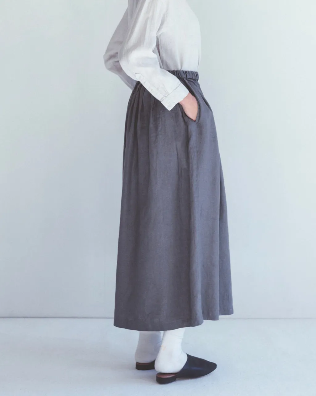 Fog Linen Work Mitsuki Skirt