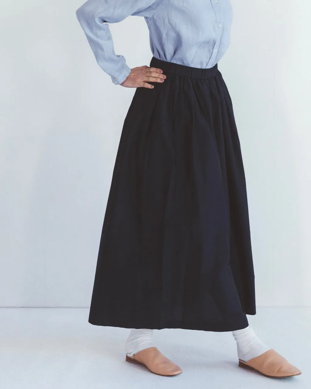 Fog Linen Work Mitsuki Skirt