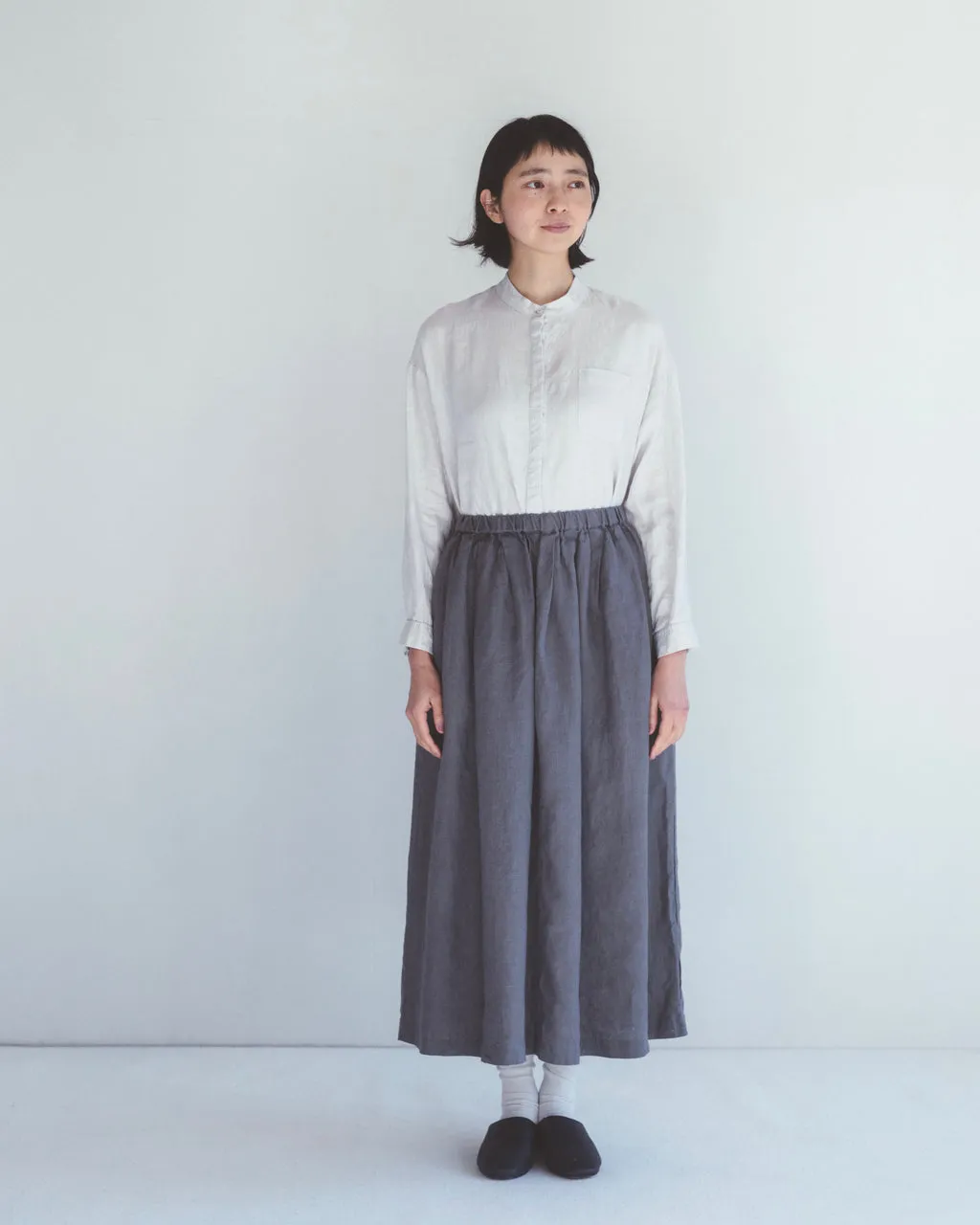 Fog Linen Work Mitsuki Skirt