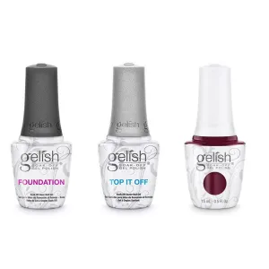 Gelish Combo - Base, Top & A Touch of Sass