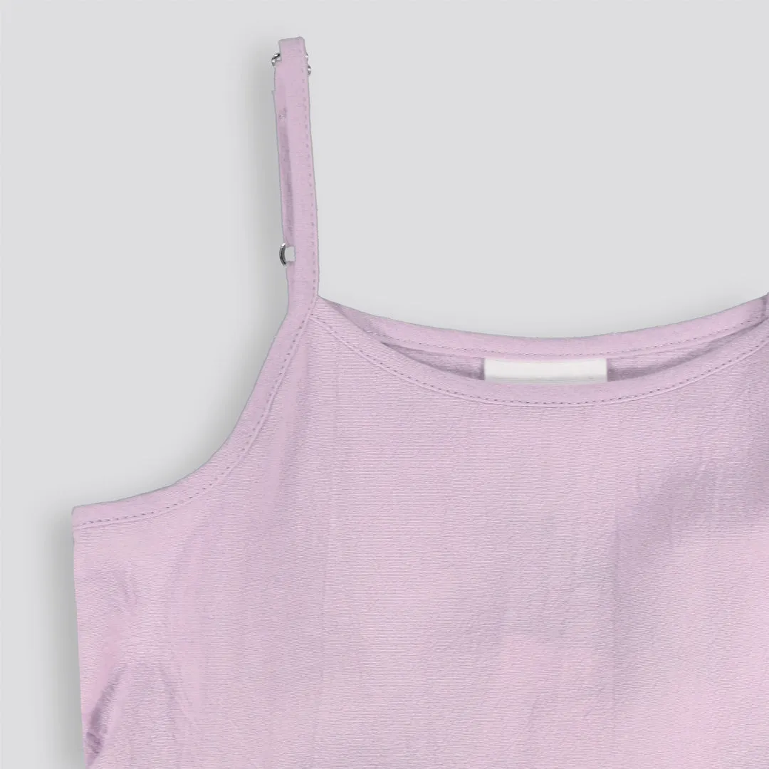 Girls Tiered Dress _ 154248 _ Lilac