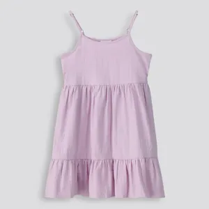 Girls Tiered Dress _ 154248 _ Lilac