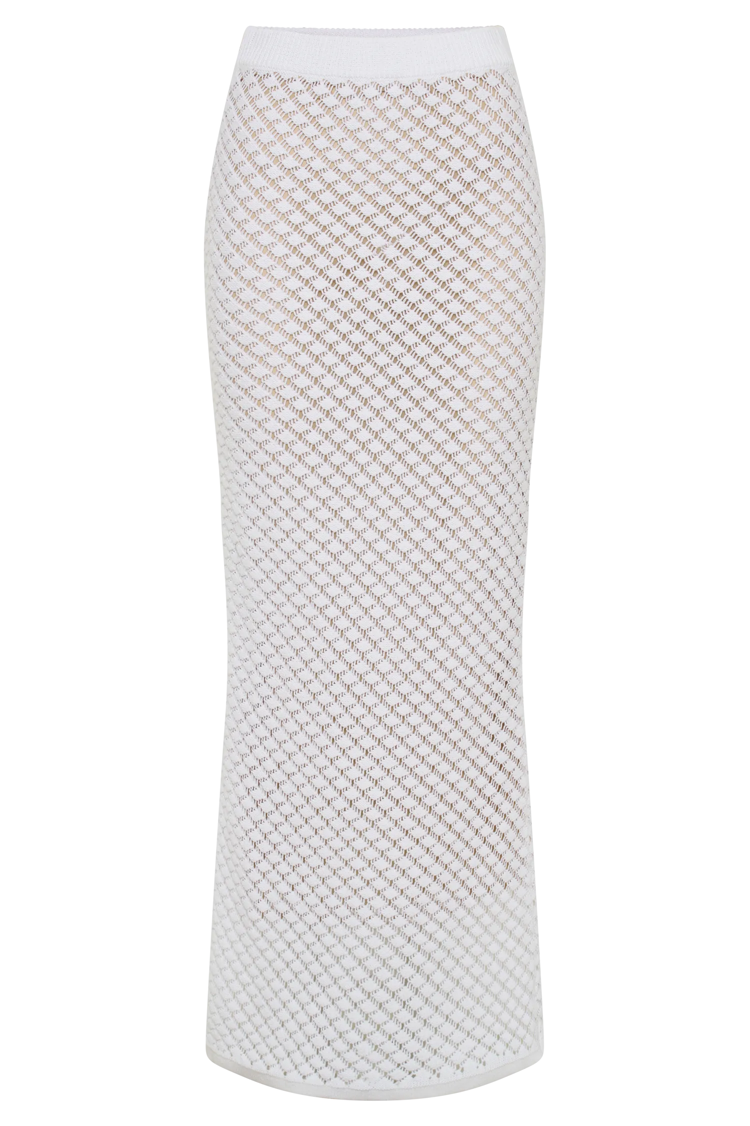 Guiliana Knit Maxi Skirt - Ivory