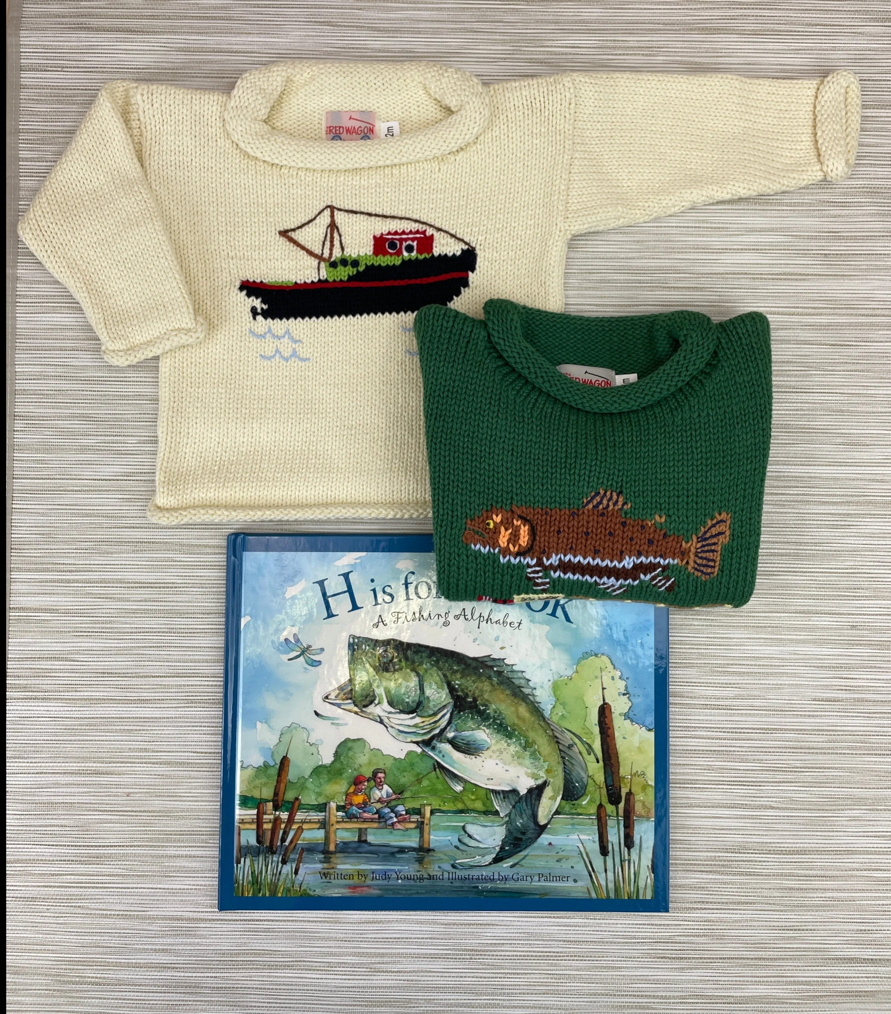 Ivory Fishing Boat Roll Neck Sweater