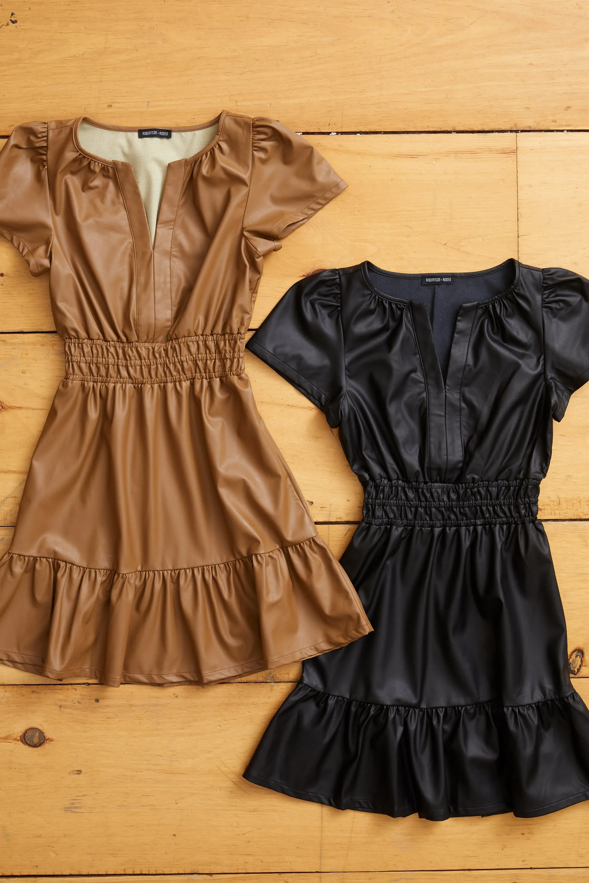 Jenny Vegan Leather Dress