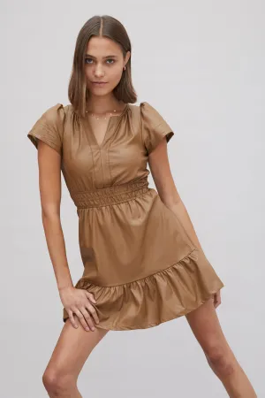 Jenny Vegan Leather Dress