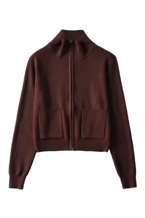 'Josie' Collared Zip-Up Sweater (5 Colors)