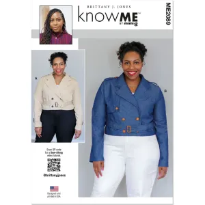 Know Me Pattern ME2089 Misses' Jackets by Brittany J. Jones