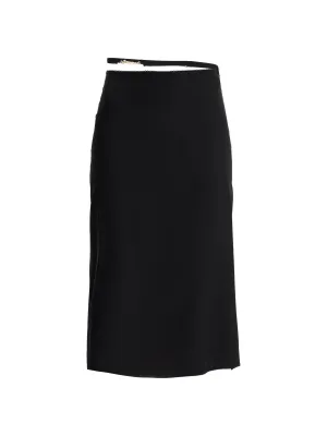 La Jupe Notte Satin Skirt