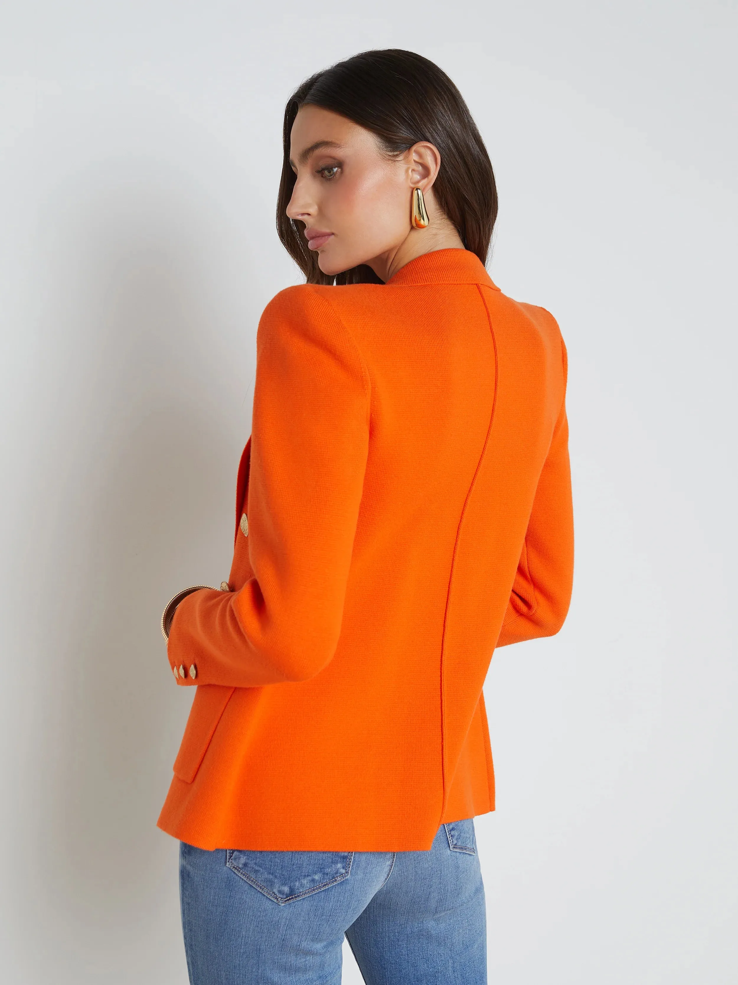 L'AGENCE KENZIE KNIT BLAZER