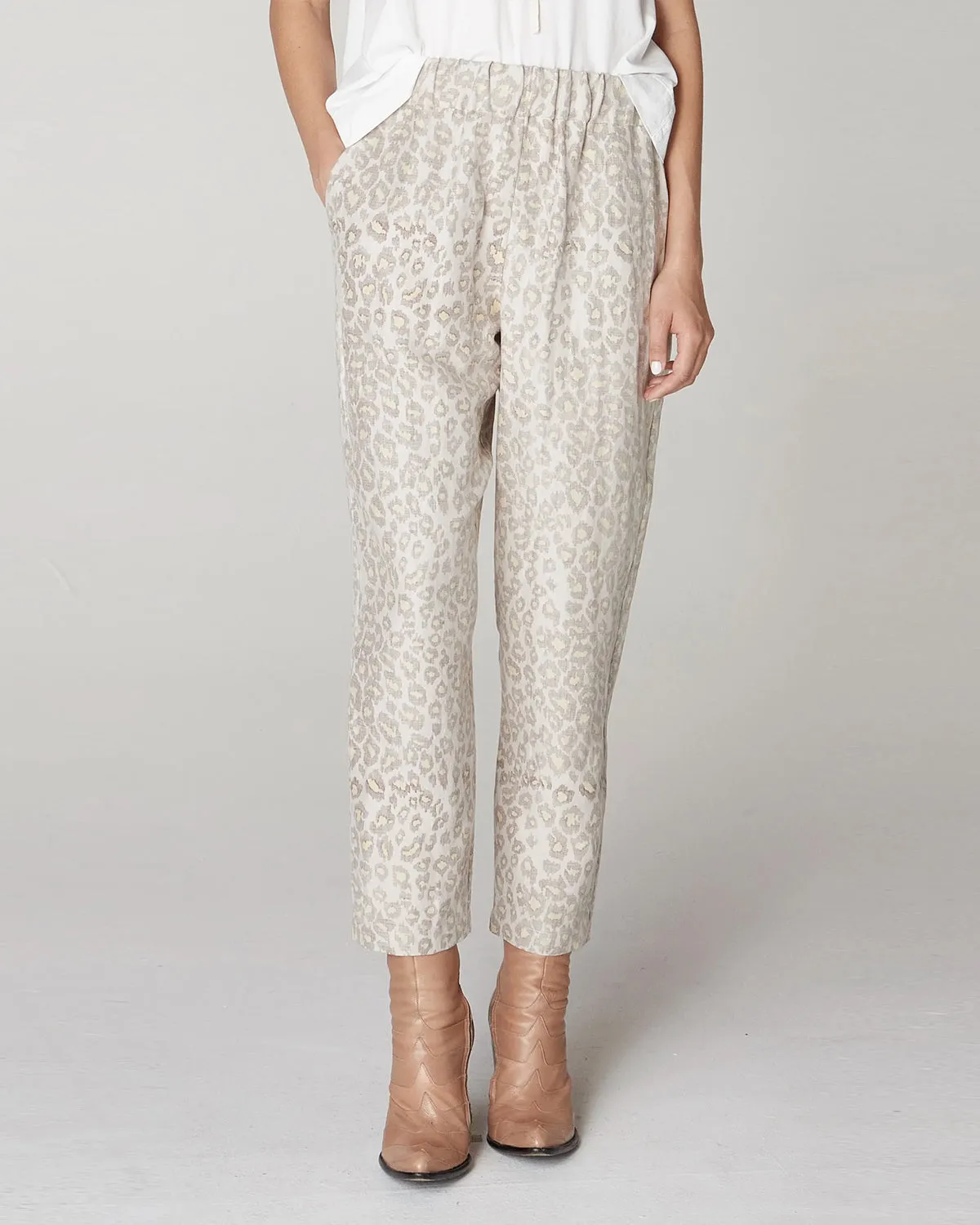Leopard Fez Pant