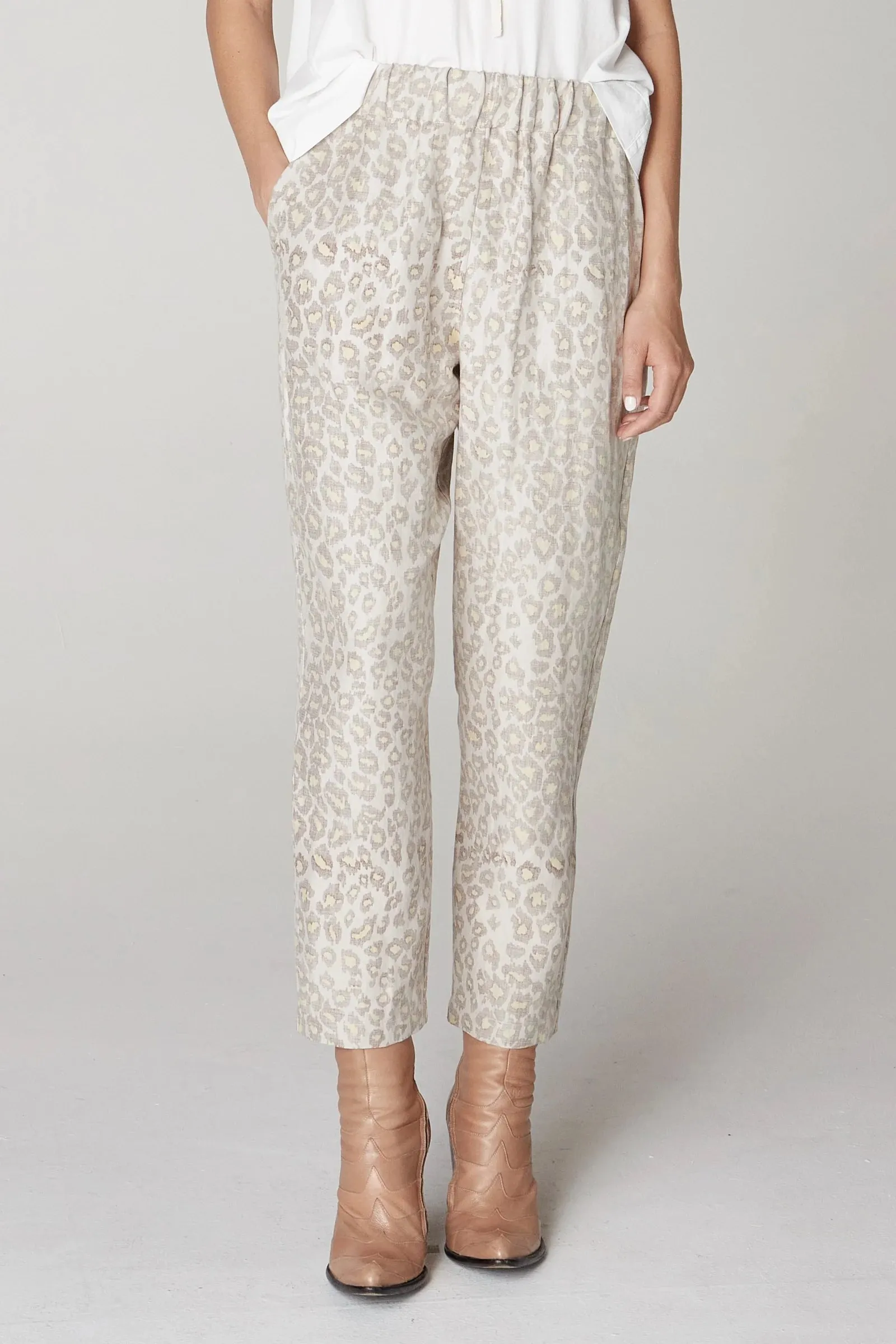 Leopard Fez Pant