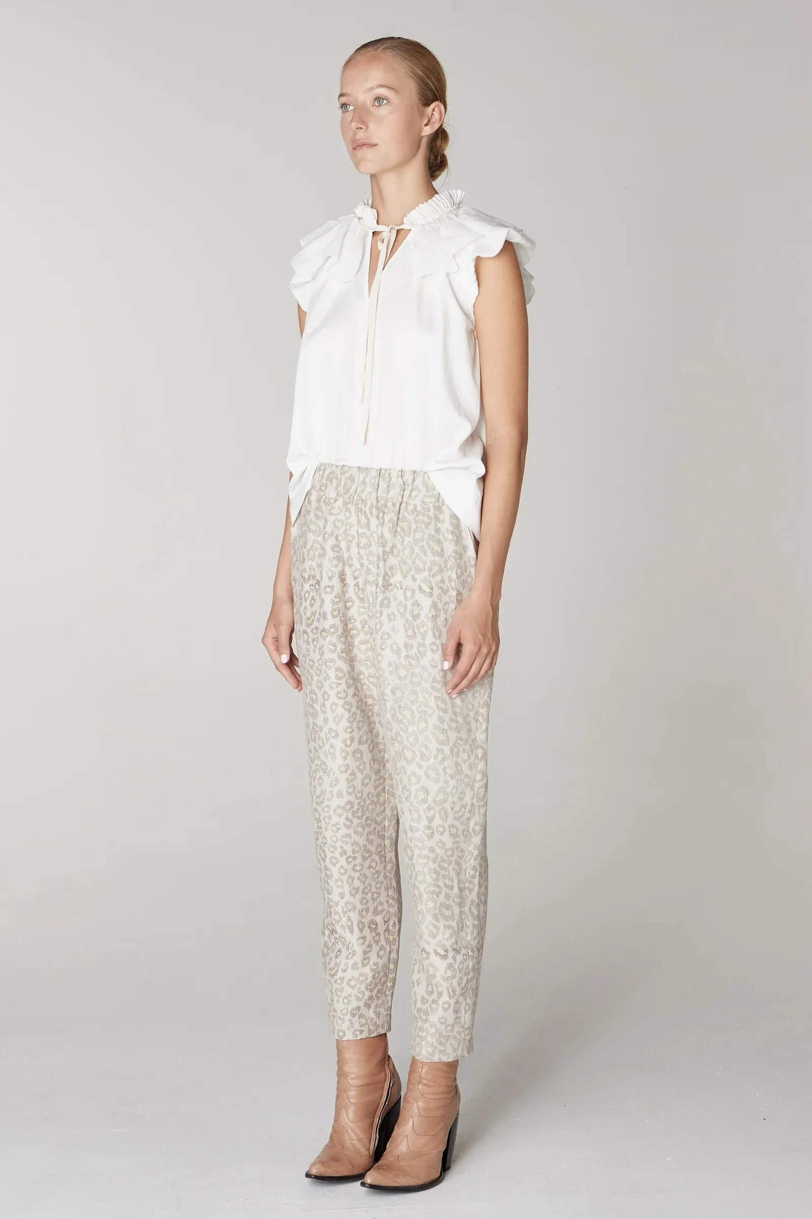 Leopard Fez Pant