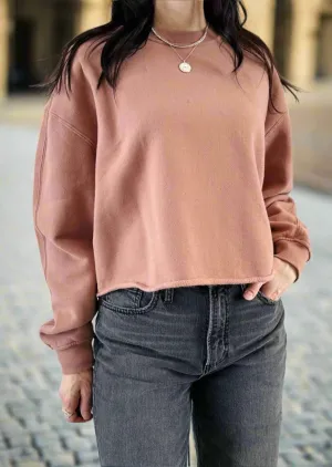 LEROY RAW EDGE SWEATSHIRT