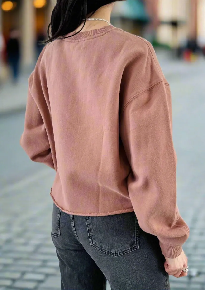 LEROY RAW EDGE SWEATSHIRT