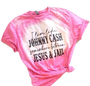 Live Like Johnny - Cash Tie Dye T-Shirt