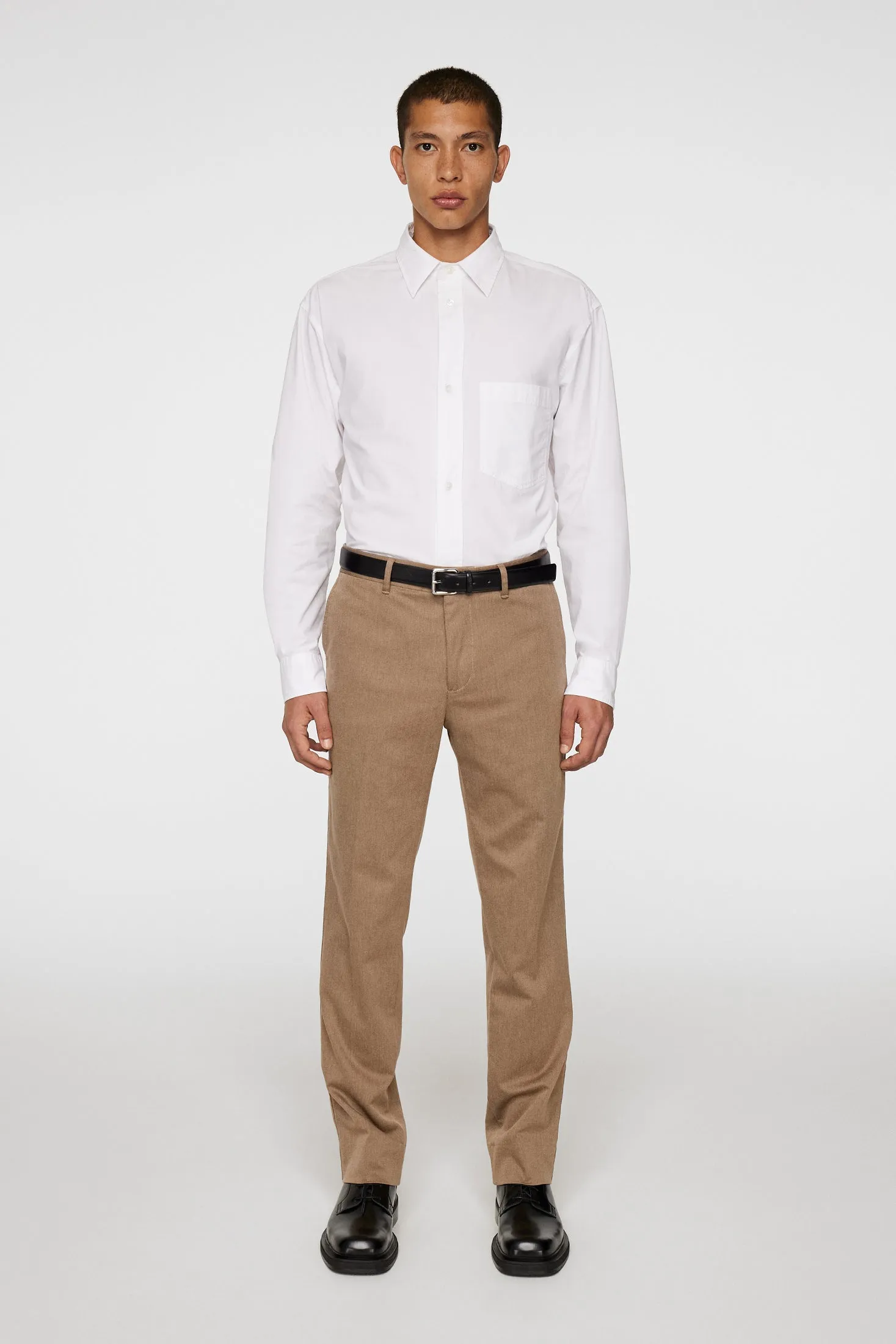 Lois C Flannel Twill Pants / Tiger Brown
