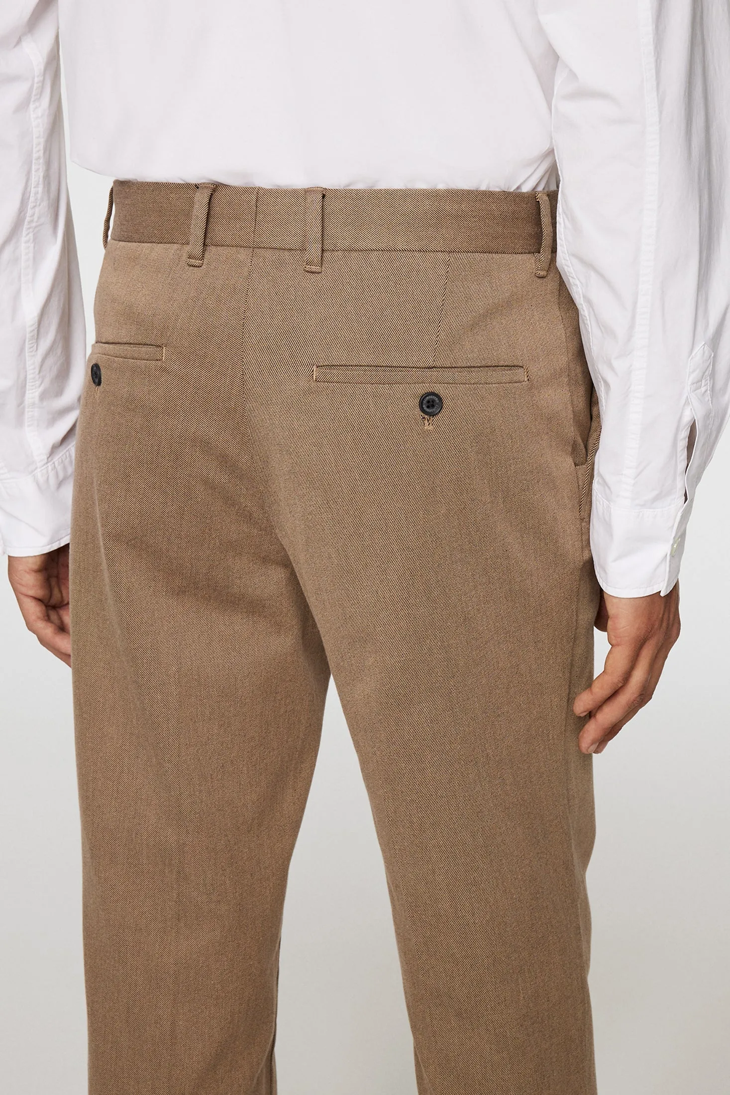 Lois C Flannel Twill Pants / Tiger Brown
