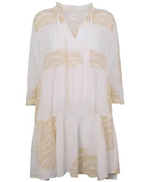 Macadamia Print Giselle Mini Dress