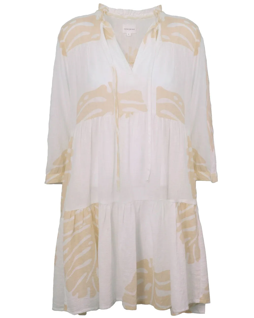 Macadamia Print Giselle Mini Dress