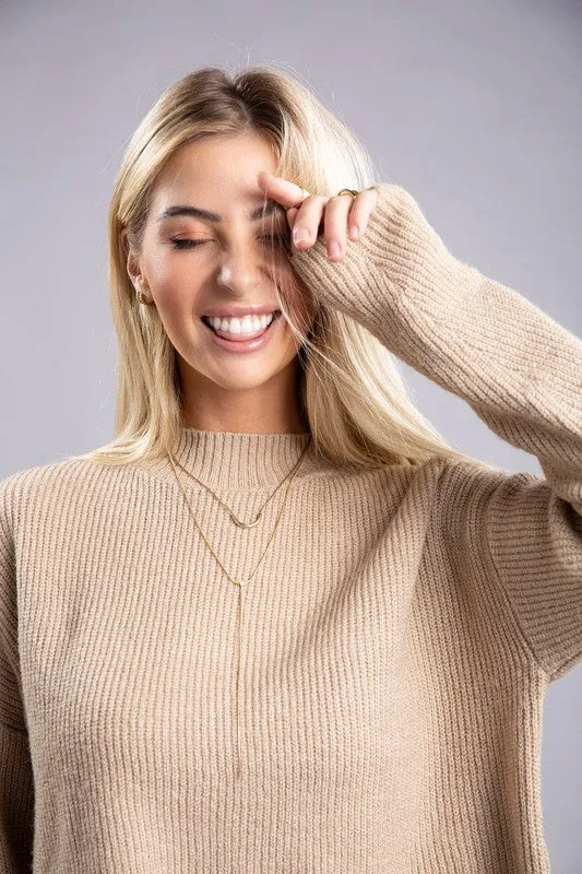 Mock Neck Sweater