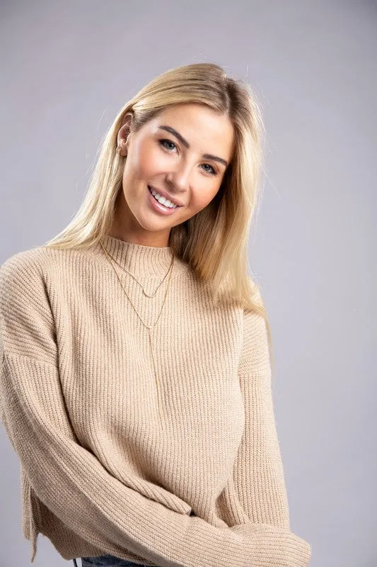 Mock Neck Sweater