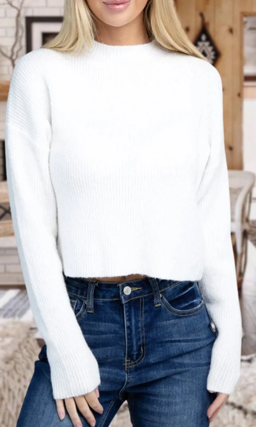 Mock Neck Sweater